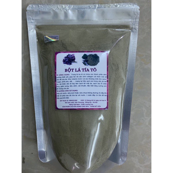 100gr bột lá tía tô sấy lạnh nguyên chất 100%