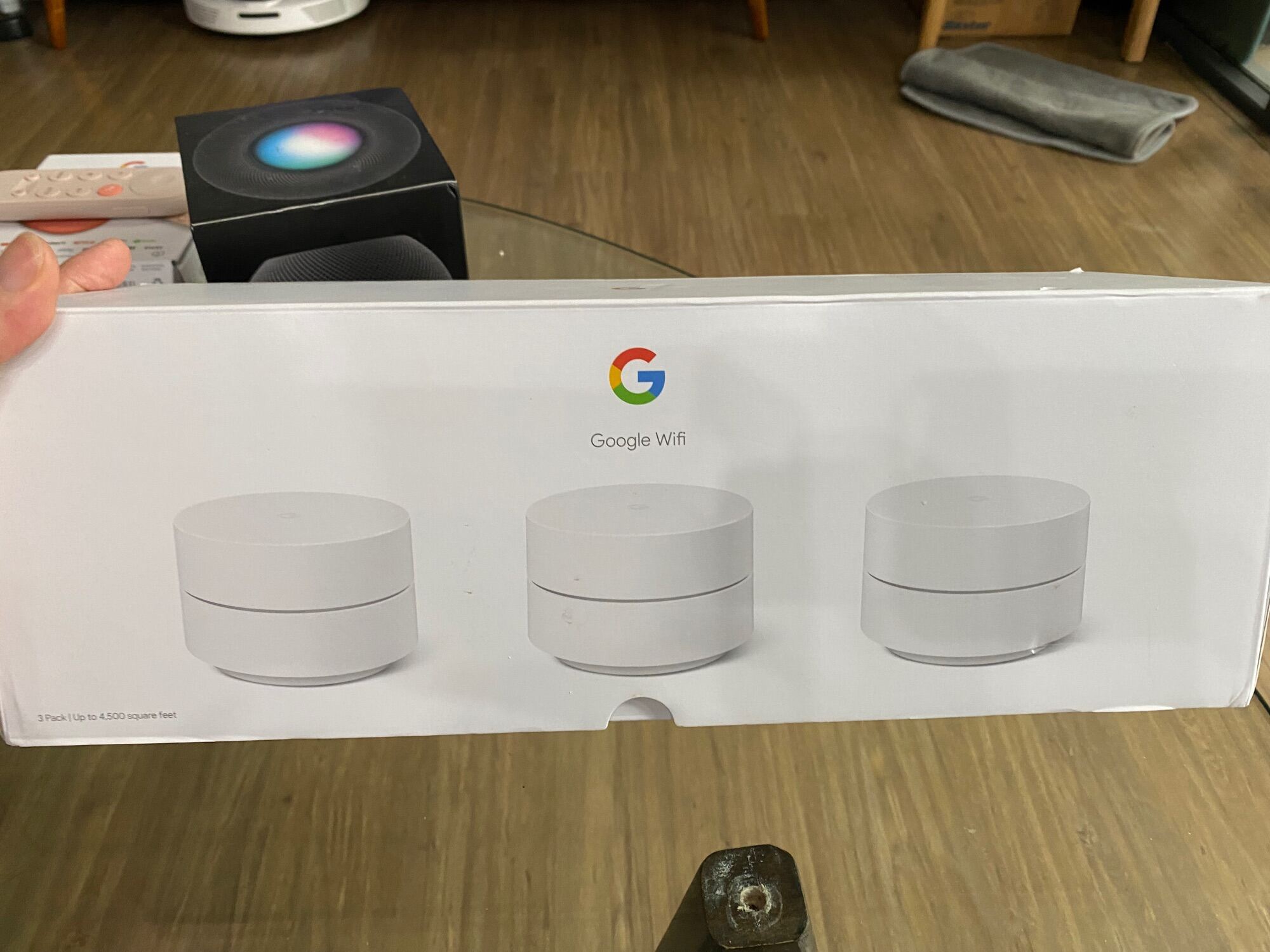 ( Nhập Mã RS0722 giảm 30k đơn 99k ) [Openbox] Google Wifi 2020 Thiết bị phát Wifi Mesh của Google
