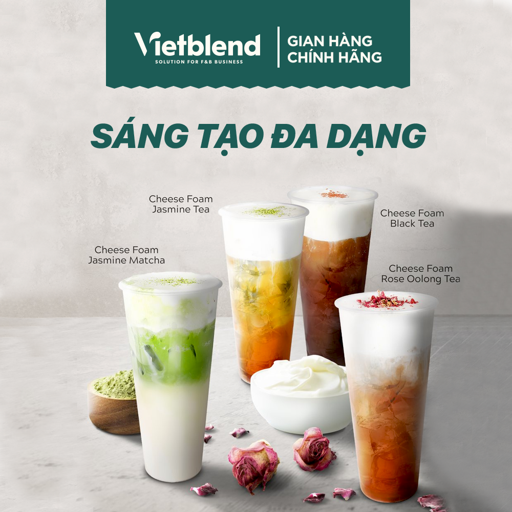 Bột Milk Foam Phô Mai VIETBLEND Túi 500g