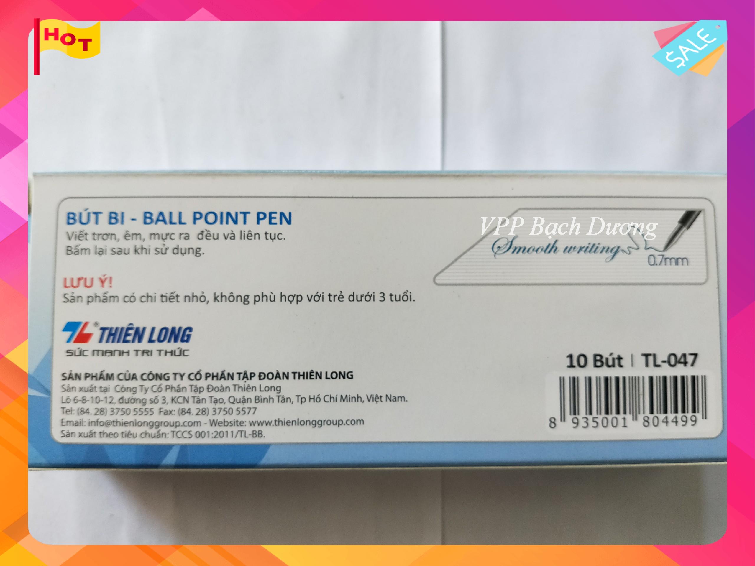 Bút TL-047 - 10 cây - Thiên Long