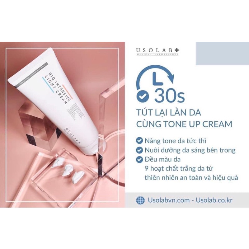 KEM DƯỠNG SÁNG DA BODY USOLAB - BIO INTENSE LIGHT CREAM