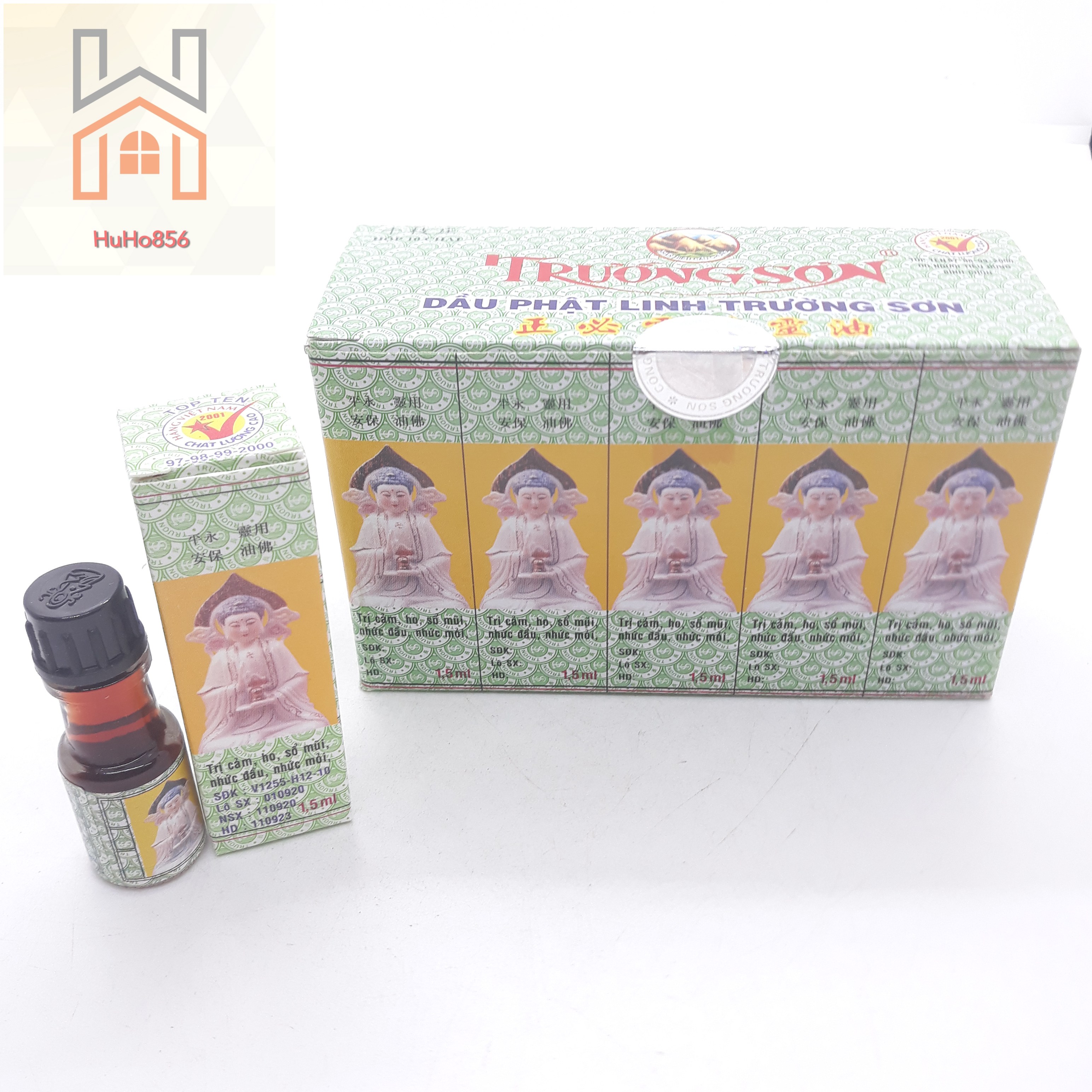 Combo 10 Dầu Phật Linh Trường Sơn 1,5ml