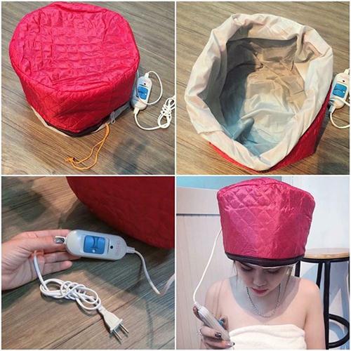 Mũ hấp dầu tóc tại nhà, nón hấp dầu, máy hấp tóc mini, dụng cụ làm mượt tóc tại nhà không cần ra tiệm. -GIÁ RẺ MỖI NGÀY HCM