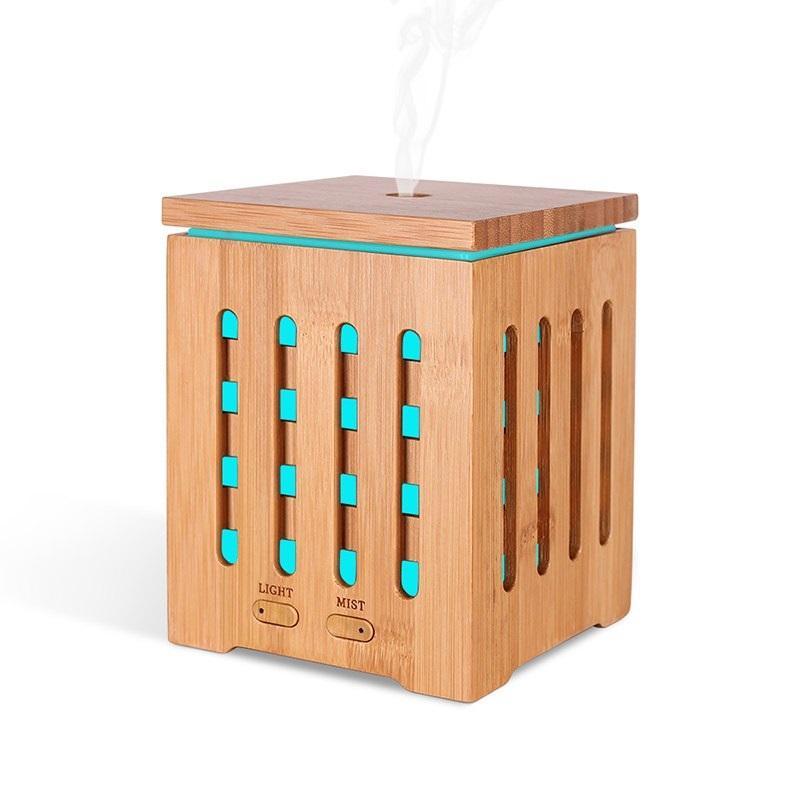 Bảng giá Máy phun sương khuếch tán tinh dầu vỏ gỗ tre tự nhiên + tặng lọ tinh đâu sả chanh 10ml