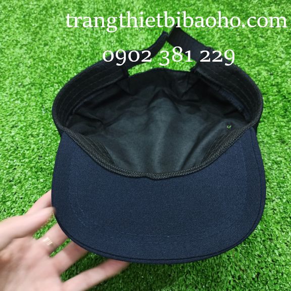 Nón bảo vệ xanh đen kèm sao