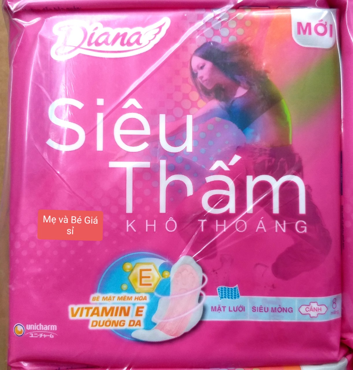 COMBO 6 GÓI/3 GÓI DIANA SIÊU THẤM SIÊU MỎNG CÁNH 23CM