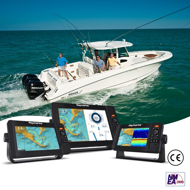 Máy dò cá định vị đa chức năng Raymarine Element S (chưa bao gồm đầu dò)