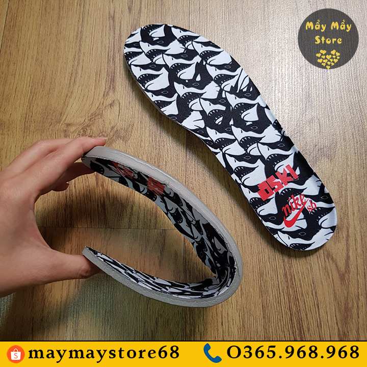 Lót Giày Nike Xịn Màu Đen / Trắng (Size: 43)