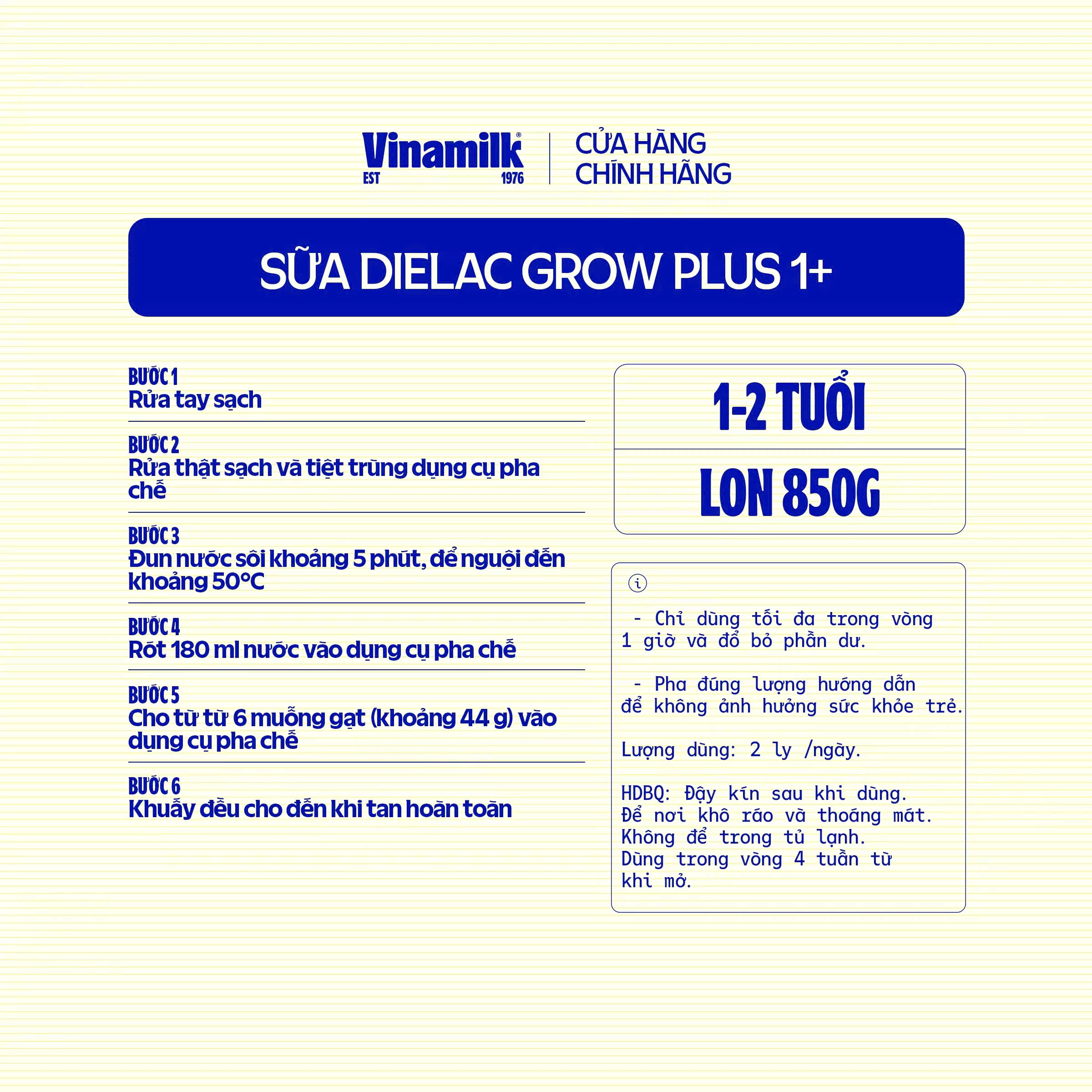 (Expiration Date August 2027) (New Model) Dielac Grow Plus 1+ Ht Powdered Milk 850g Colostrum (for Children 1 - 2 Years Old).