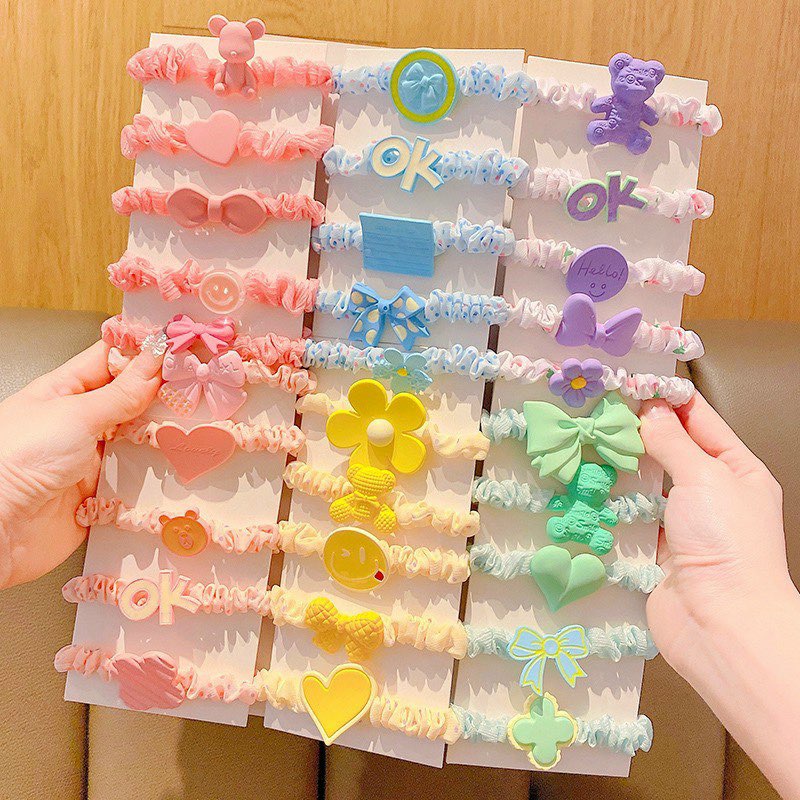 Dây Cột Tóc Thắt Nơ Xinh Xắn Dễ Thương 1 DÂY