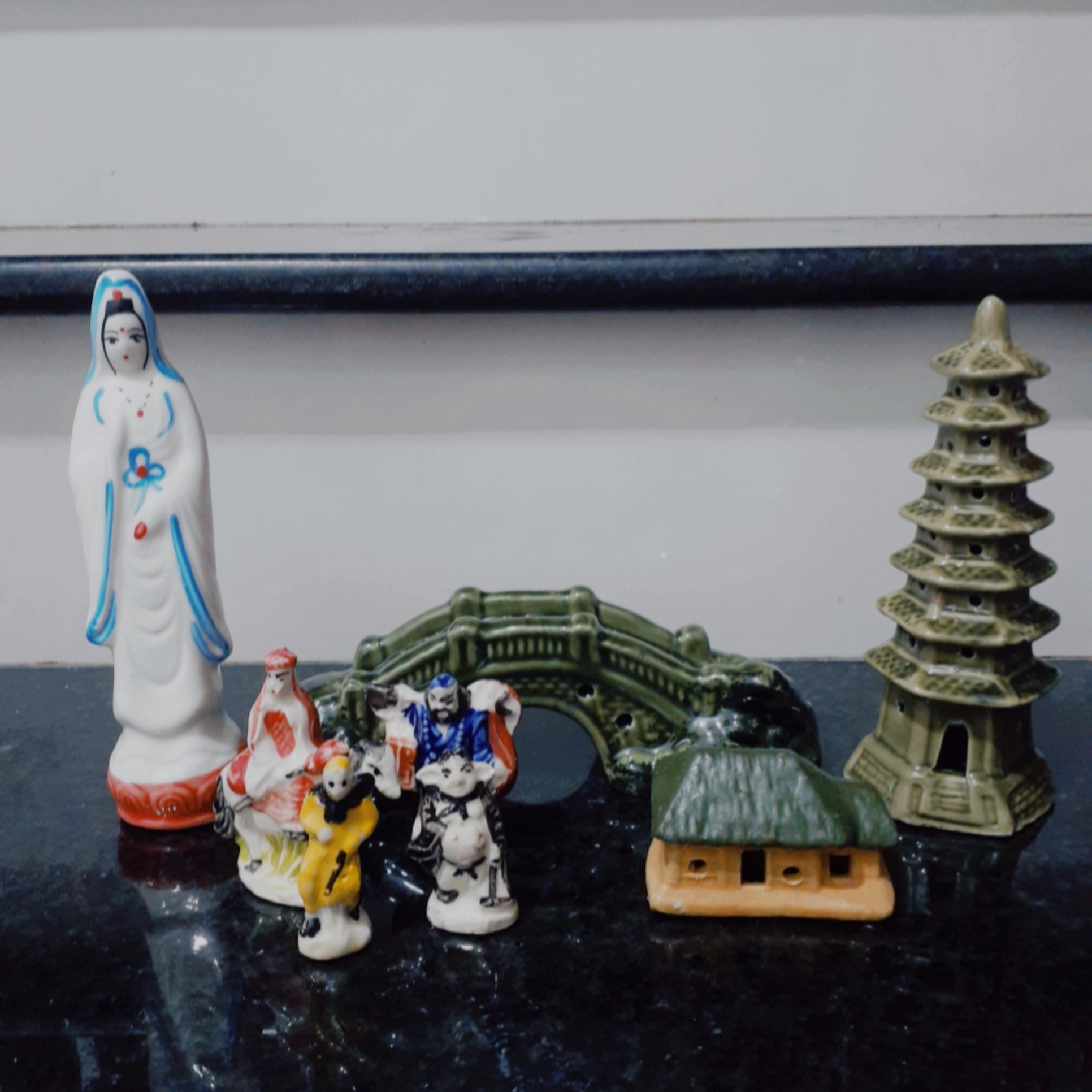 BỘ SẢN PHẨM TƯỢNG TRANG TRÍ TIỂU CẢNH BÁT TRÀNG