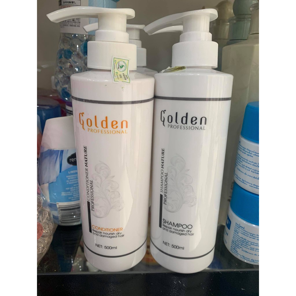 Cặp dầu gội xả siêu mượt Golden