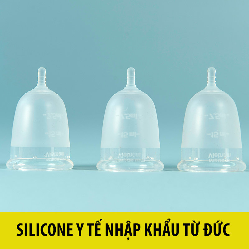 [HCM]Cốc Nguyệt San Beucup Siêu Mềm 100% Silicol Y tế Đức