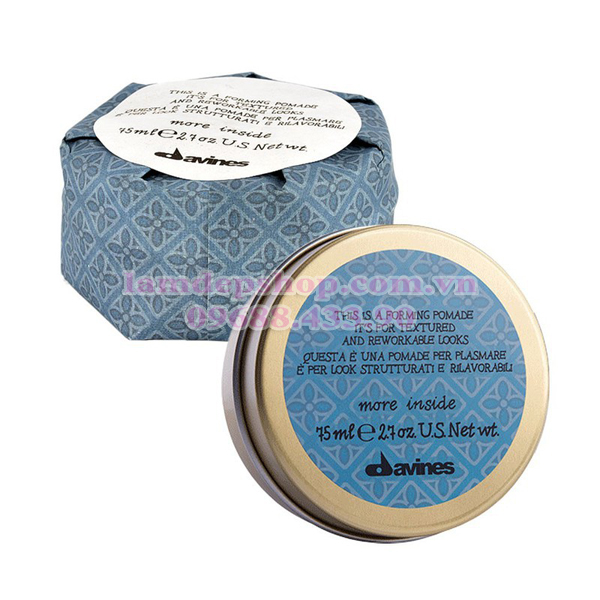 Tạo kiểu tóc - Davines Forming Pomade - Sáp ướt định hình cho kiểu tóc có kết cấu và dễ tạo kiểu
