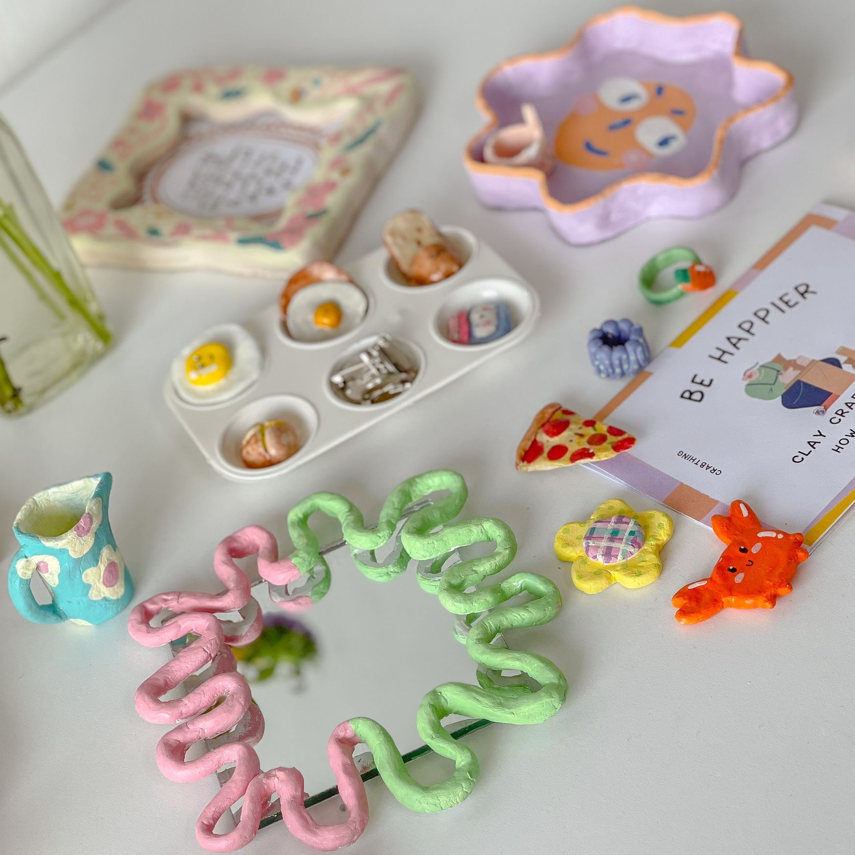Box đất sét tự khô Crabit - Air Dry Clay Set