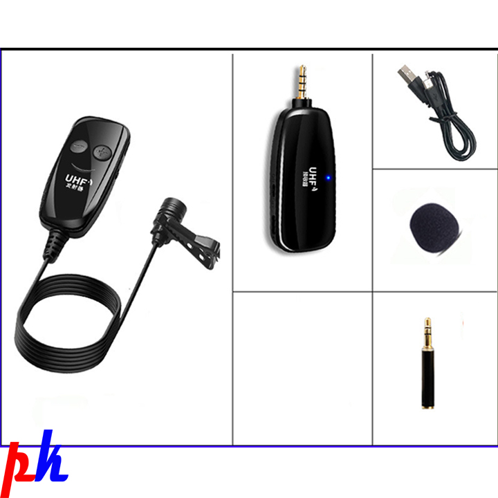 Micro cài áo không dây cho điện thoại, camera P12L