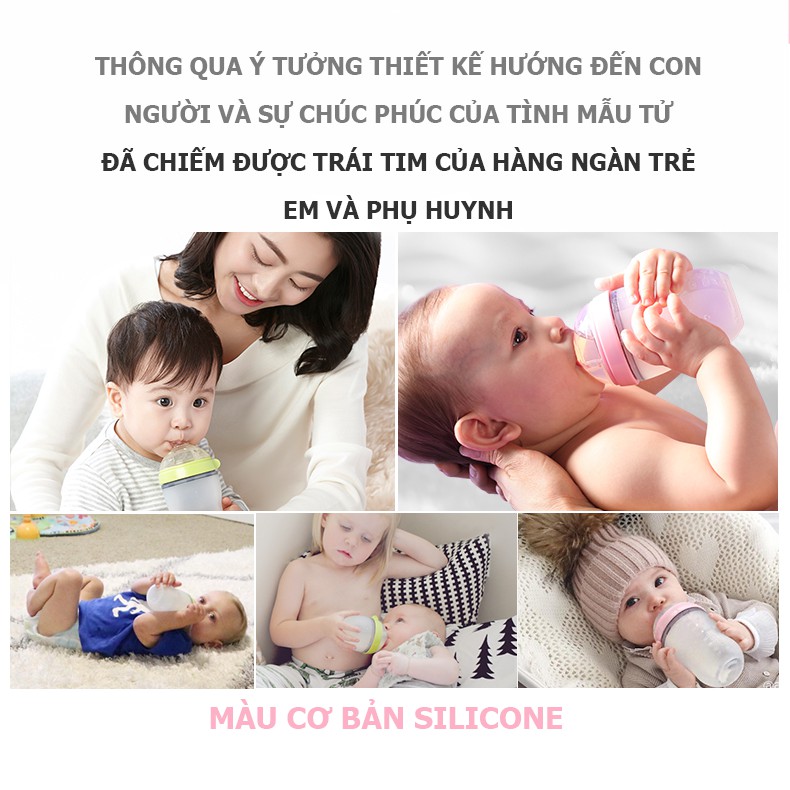 Bình Sữa Comotomo Chính Hãng Dung Tích 150ml/250ml (Đủ size từ 0-5 tuổi)