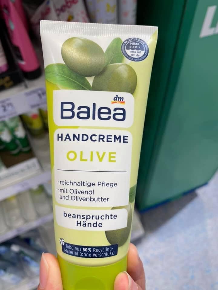 Kem dưỡng da tay Balea  Olive
