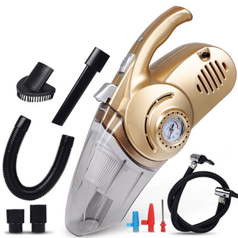 Máy bơm lốp ô tô cầm tay, máy hút bụi kết hợp bơm lốp ô tô, máy hút bụi mini cao cấp - Máy hút bụi đa năng 4 in 1 dành cho tất cả các loại xe ô tô, Giá Siêu khuyến mại, Bảo Hành 12 Tháng- Lỗi 1 Đổi 1 Trong 30 Ngày - CAR45