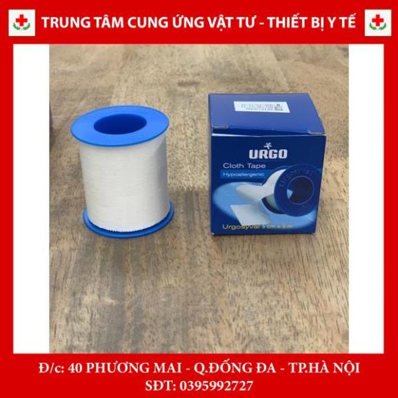 Băng dính lụa Urgo Cloth Tape kích thước 5cm x 5m