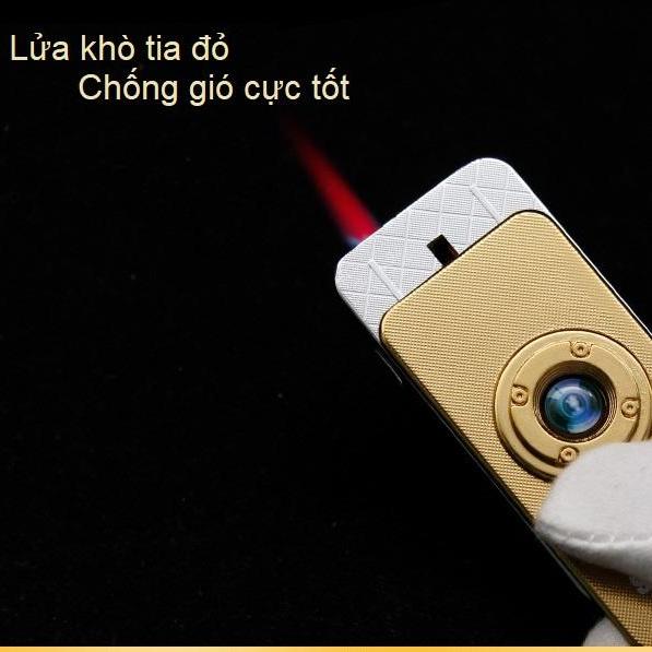 Bật lửa gas trượt dọc khắc logo SAMSUNG ( Có dây đeo )