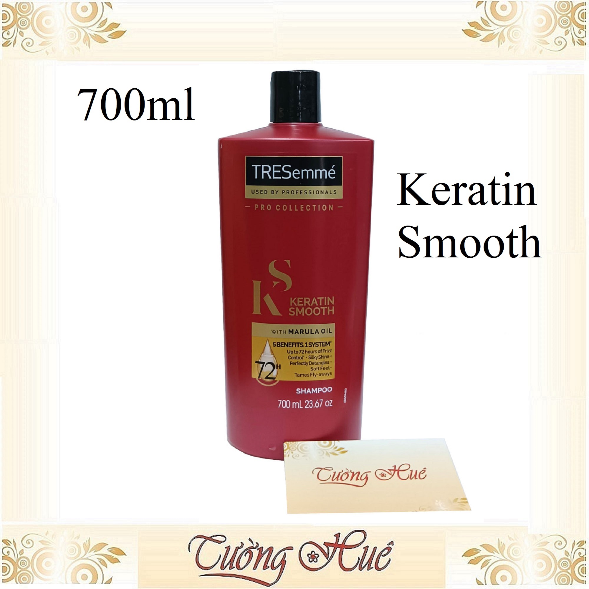 Dầu gội và dầu xả tresemme keratin smooth - 700ml