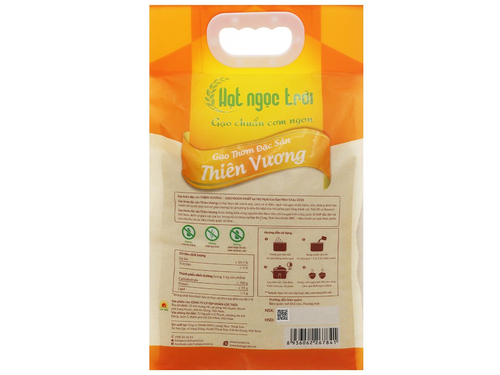 Gạo Hạt Ngọc Trời Thiên Vương