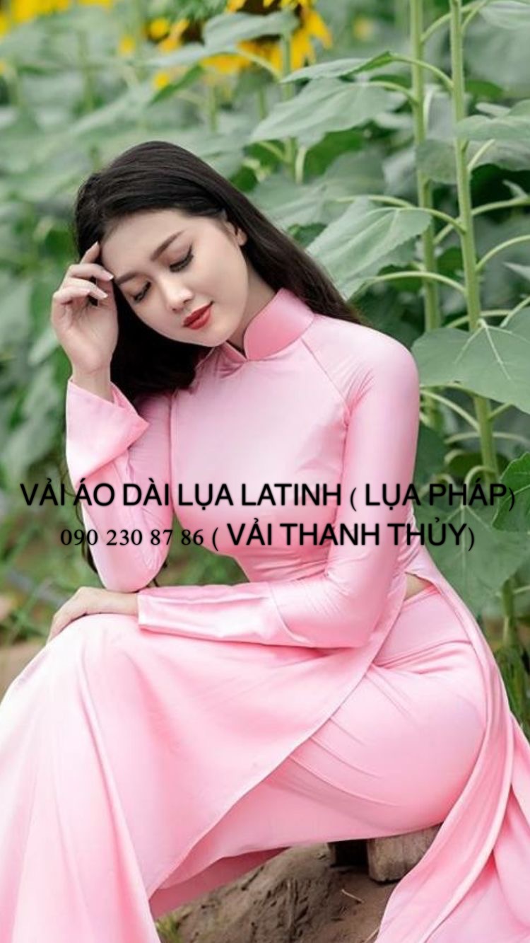 VẢI LỤA LATINH (LỤA PHÁP) MAY ÁO DÀI,ĐẦM-DÒNG VẢI CAO CẤP