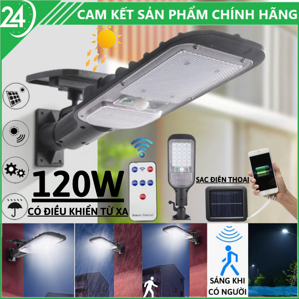 [BH 1 NĂM] Đèn Led Năng Lượng Mặt Trời JX-518 || Đèn Bàn Chải Năng Lượng Mặt Trời Có Điều Khiển Từ Xa, Tự Động Sáng Khi Có Người, Tấm Pin Sạc Được Điện Thoại, Chống Nước IP67, đèn năng lượng mặt trời , đèn led