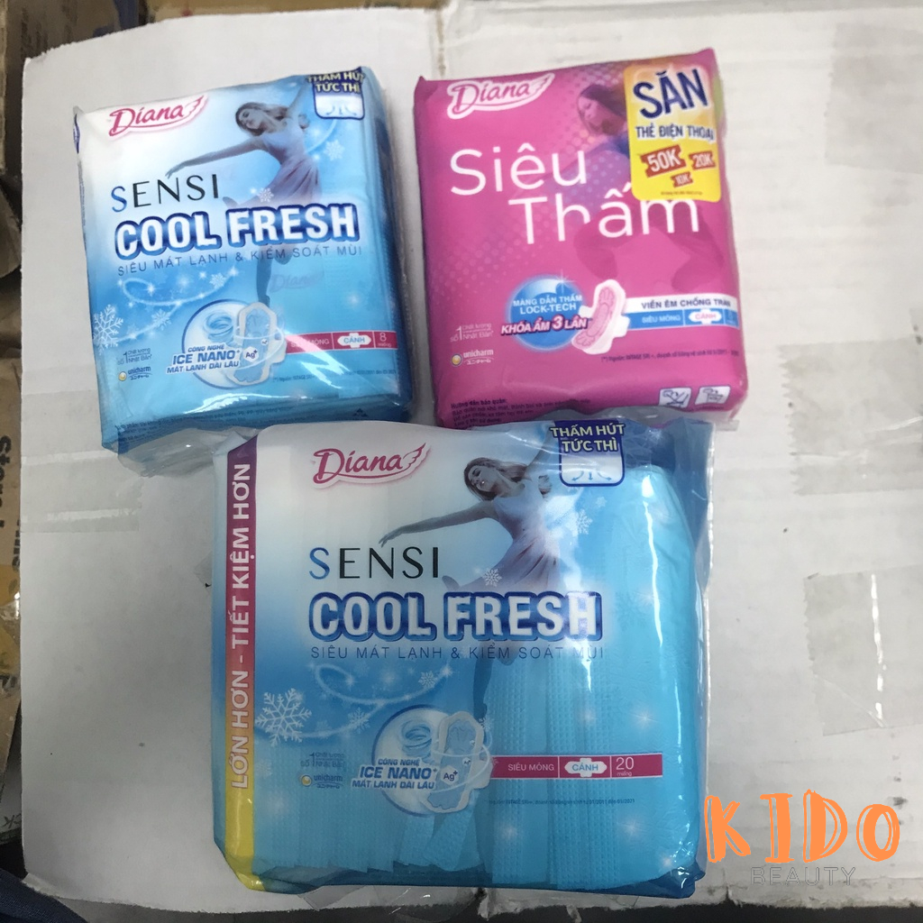 Diana Sensi Cool Fresh | 23cm super absorbent ( pack of 20 pieces/8 pieces)