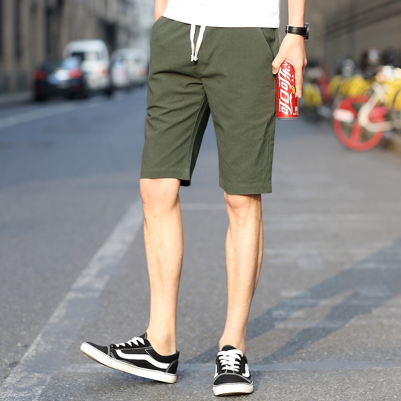 Quần short kaki nam -hình thật - q042