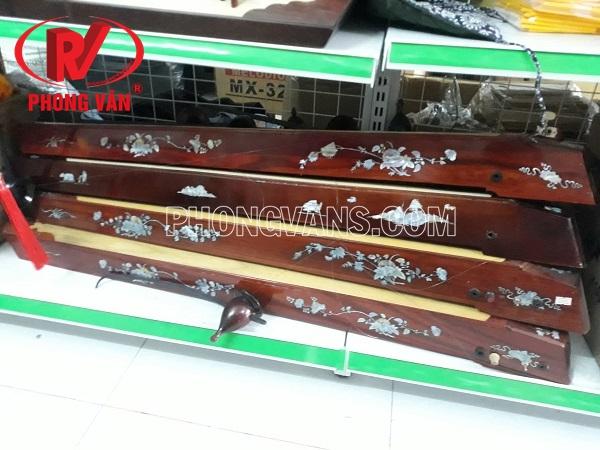 [HCM]Đàn bầu thẳng gỗ hương đỏ khảm trai