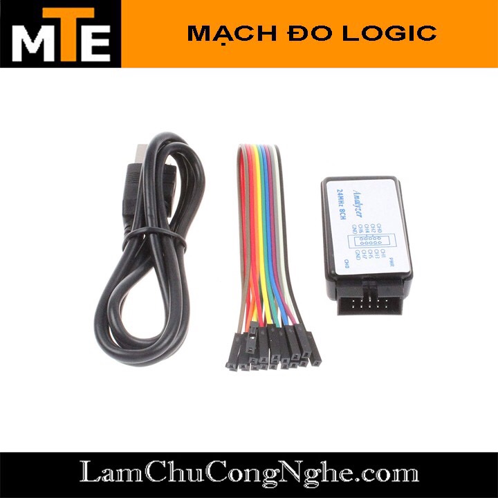 Mạch đo logic - USB LOGIC ANALYZER 24M 8 CH CHANNELS SALEAE