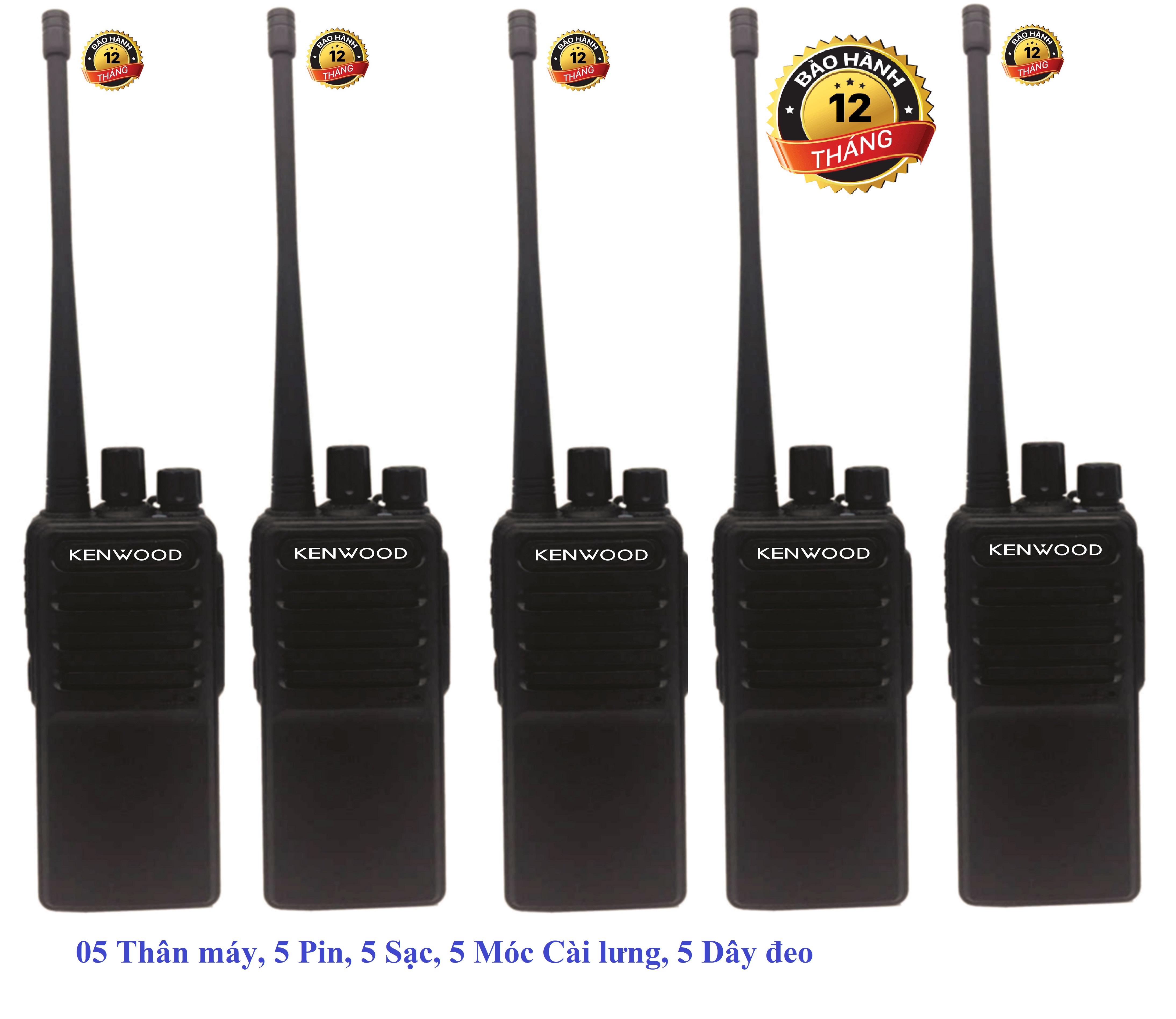 Bộ 5 Bộ Đàm Chất Lượng Cao Kenwood TK3390