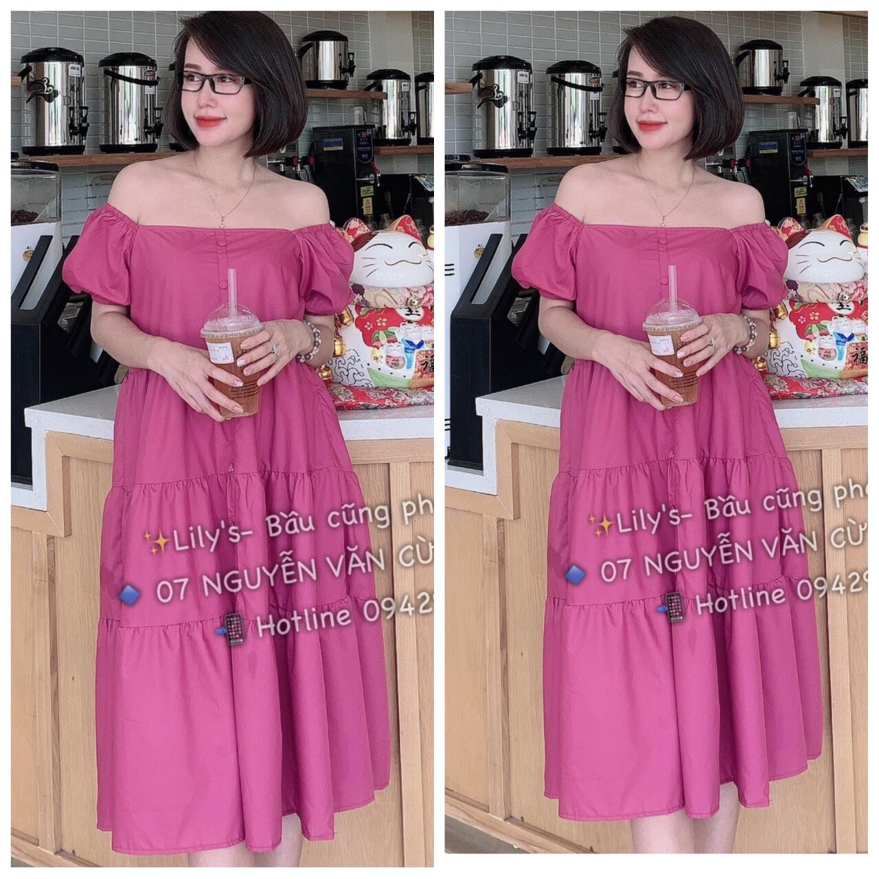 Váy bầu thời trang giá rẻ