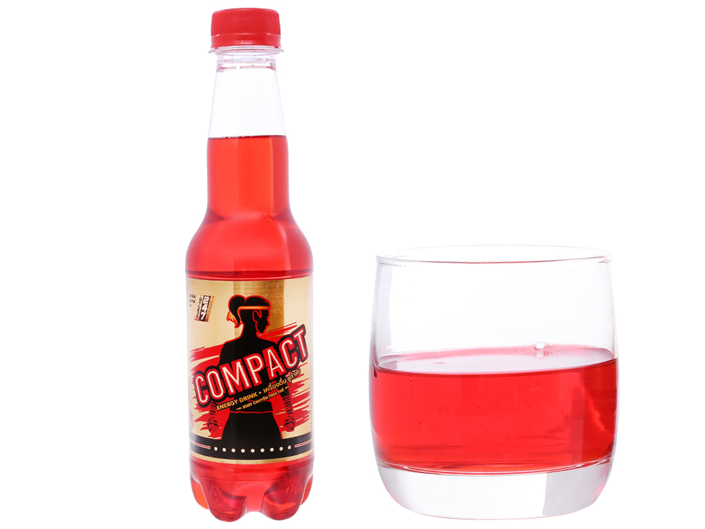 Lốc 6 Chai Nước Tăng Lực Compact Cherry Chai 330ml