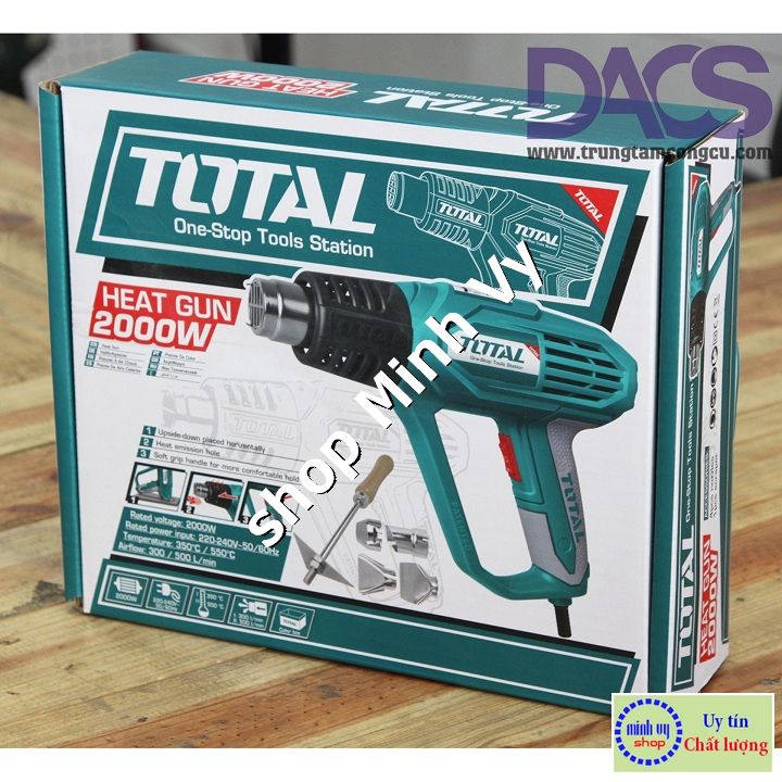 Máy thổi hơi nóng 2000W TOTAL TB1206