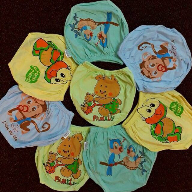 Combo 10 quần chip cho bé 4-18kg