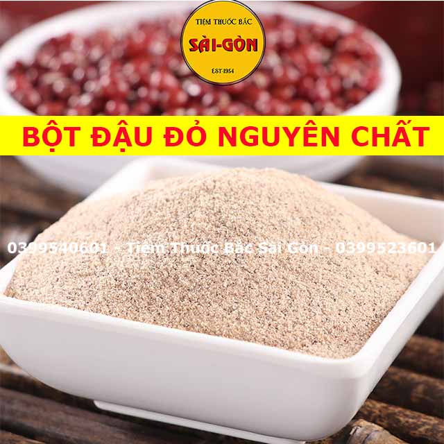 Bột Đậu Đỏ 500gram (Bột mới, nhà làm xay từ hạt đậu không biến đổi gen)