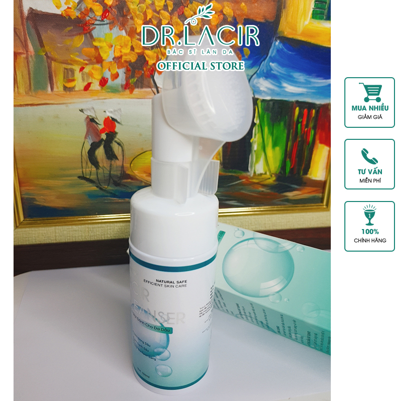 SỮA RỬA MẶT BẠC HÀ KIỀM DẦU-LACIR CLEANSER #DR01