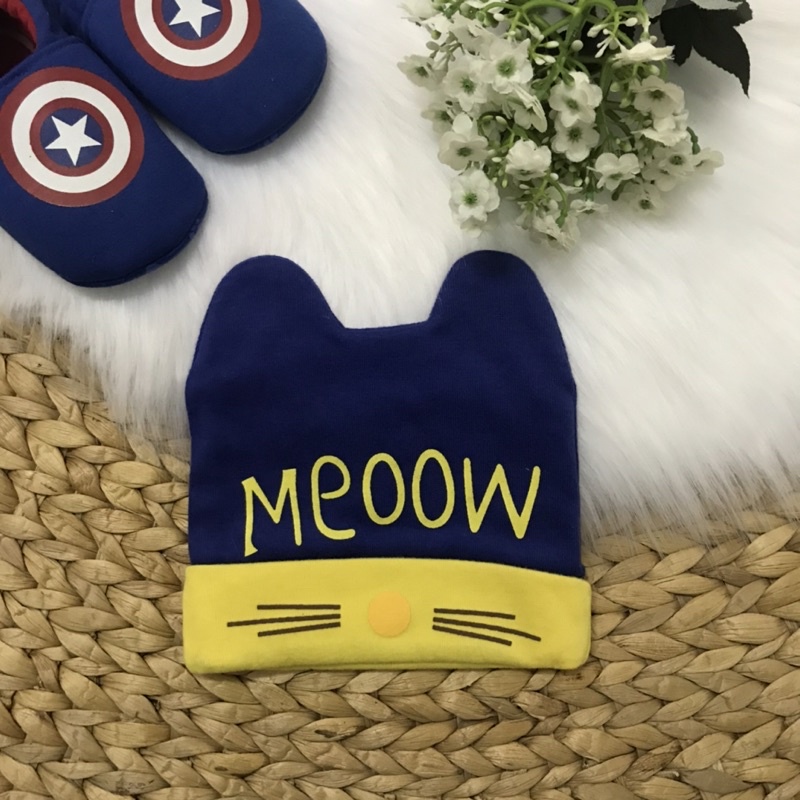 [HCM][Chọn Mẫu] Nón mũ cotton dệt kim co giãn cho bé