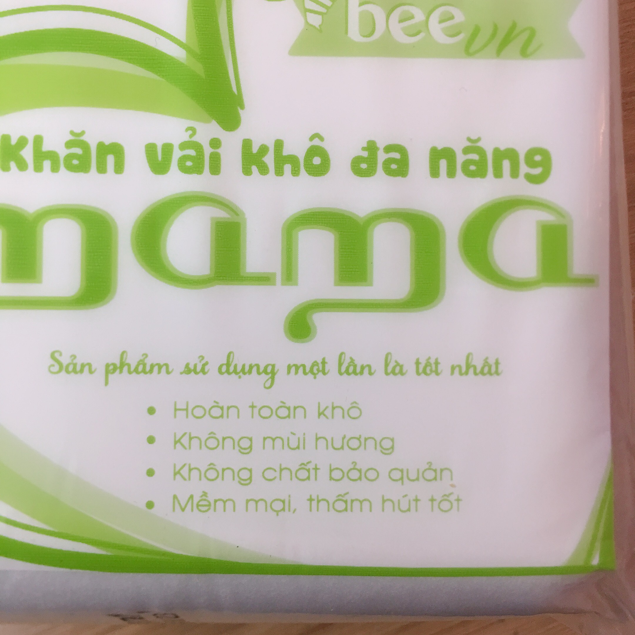 Khăn khô MaMa túi 320 gr
