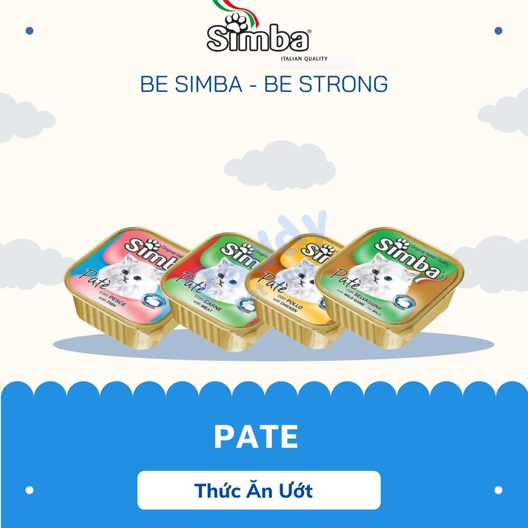 Pate Simba Cho Mèo Trưởng Thành (Nhập khẩu Ý)