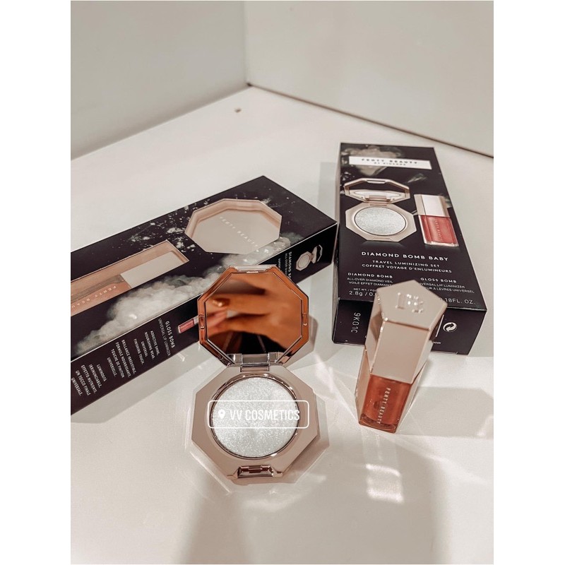 [HÀNG CHÍNH HÃNG-ĐỦ BILL] Set Highlight & Son Fenty Beauty