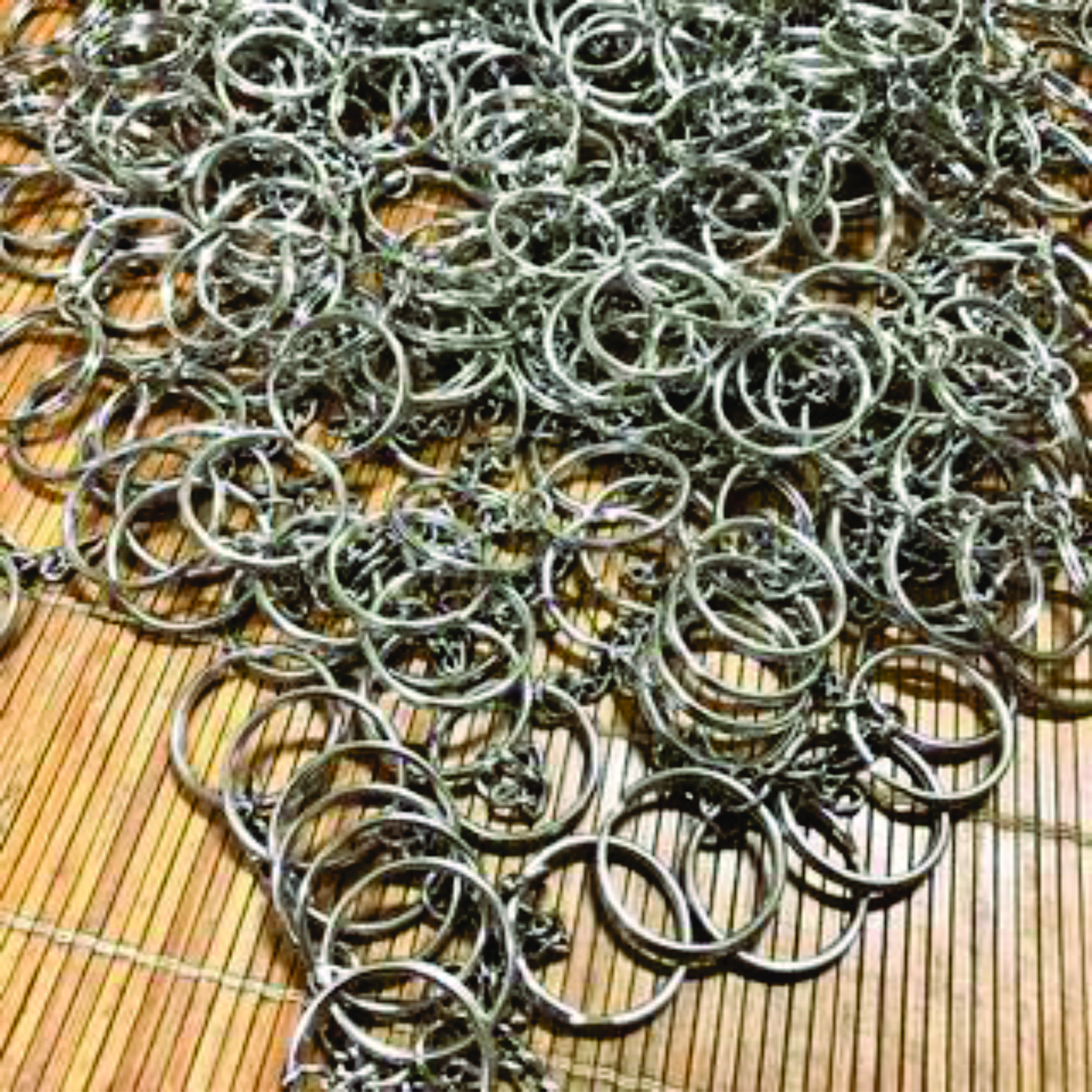 Set 20 khoen móc chìa khoá làm đồ handmade