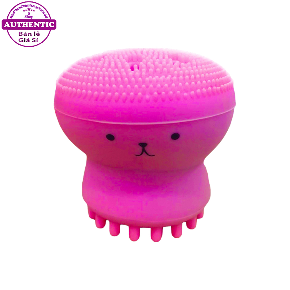 Cọ Rửa Mặt Và Mát Xa BẠCH TUỘC JellyFish Silicon