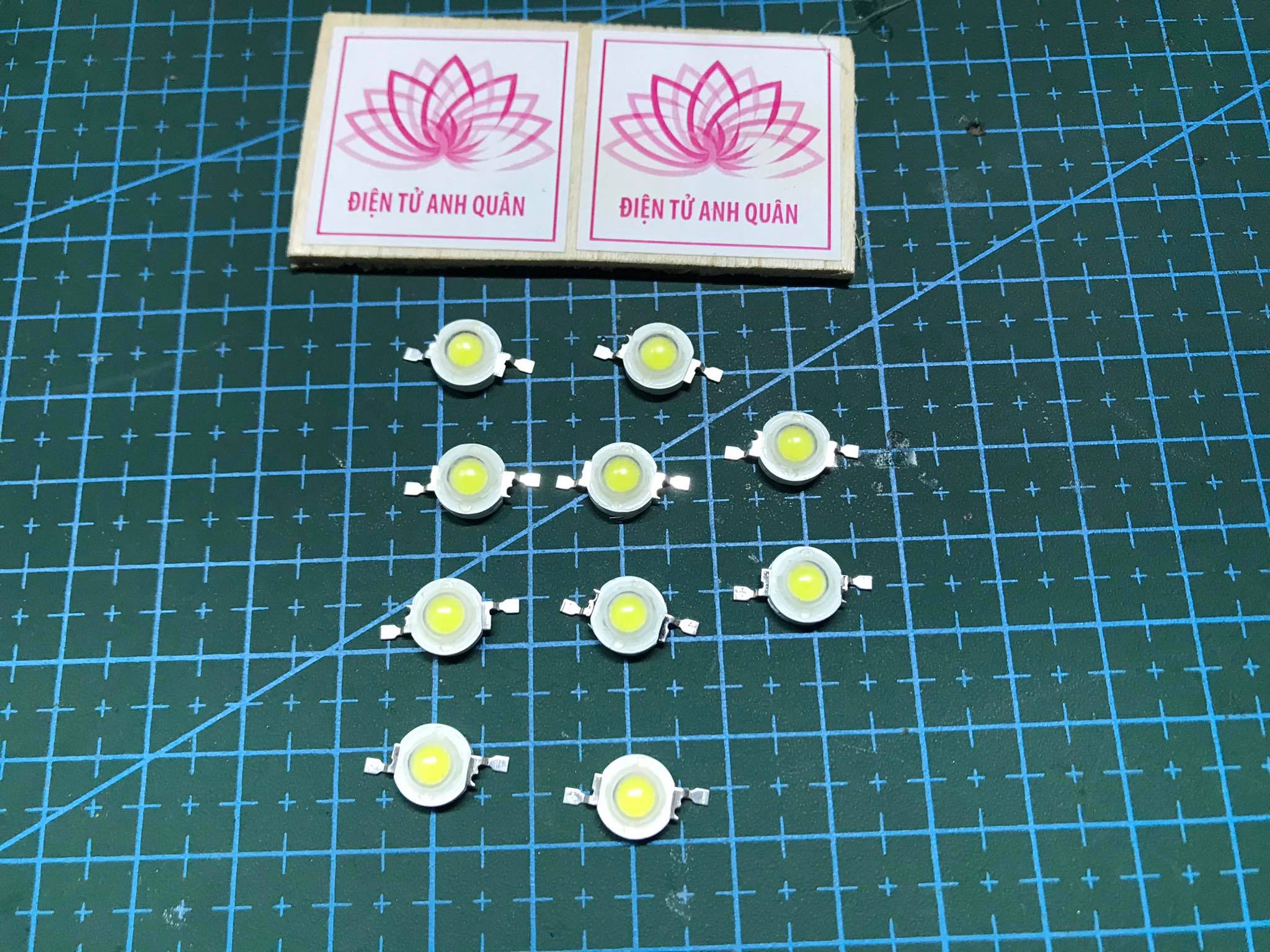 LED siêu sáng 1W Luxeon Sáng trắng ( 10 led ).