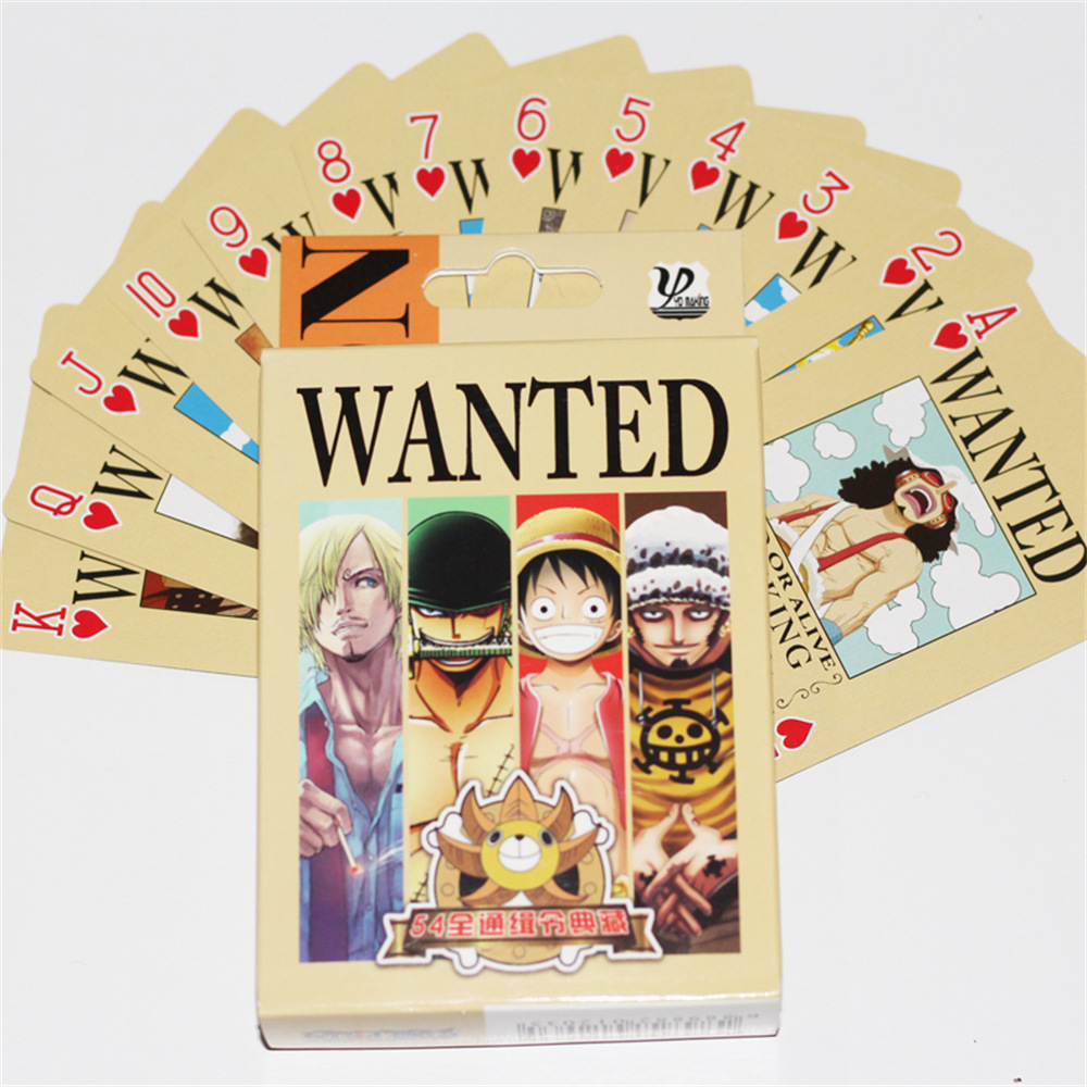 Bộ bài Tây tú lơ khơ Onepiece , Naruto, Doraemon , Conan, Dragonball, Pokemon