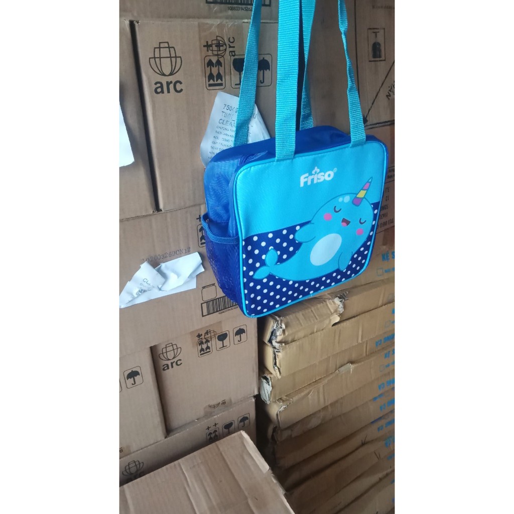 [HCM]TÚI MẸ VÀ BÉ FRISO XANH DƯƠNG - Đồ khuyến mãi từ sữa Friso