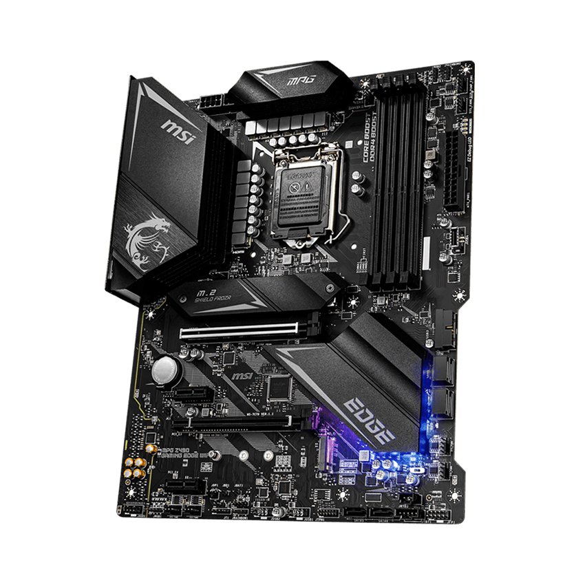 [Trả góp 0%]Mainboard MSI MPG Z490 GAMING EDGE WIFI (Intel Z490 Socket 1200 ATX 4 khe RAM DDR4)
